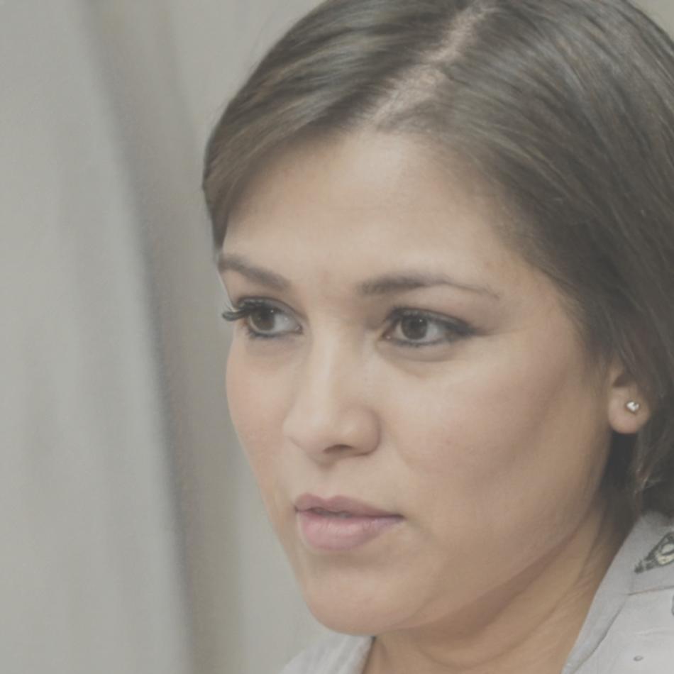 Esperanza Valderas, estudiante satisfecha